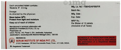 Sibolone Tablet image Sibolone Tablet image