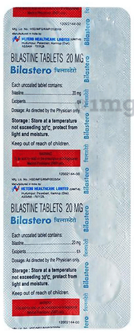 Bilastero 20mg Tablet image Bilastero 20mg Tablet image