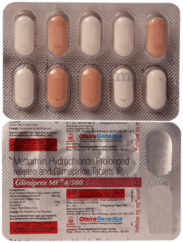 Glimiprex MF 4mg/500mg Tablet