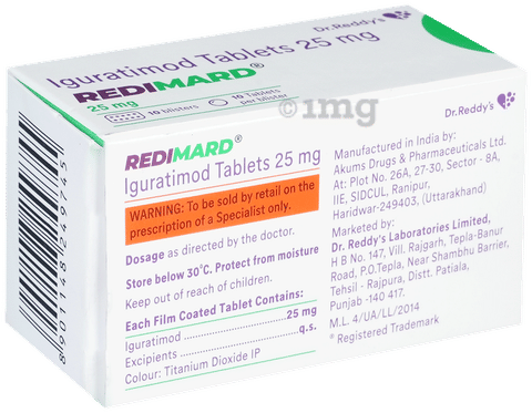 Redimard 25mg Tablet image