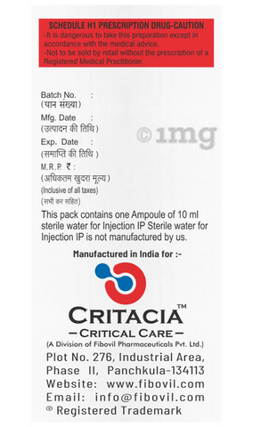Critdime 1000mg Injection image