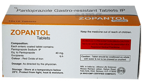 Zopantol Tablet image