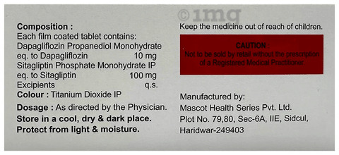Dapamaz S 10/100 Tablet