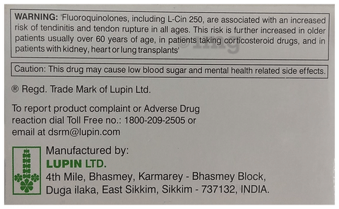 L-Cin 250 Tablet image