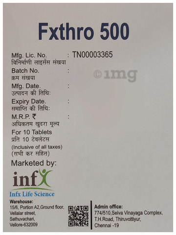 Fxthro 500 Tablet image