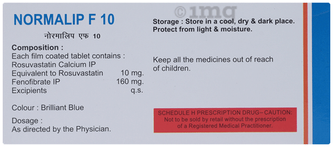 Normalip F 10 Tablet image