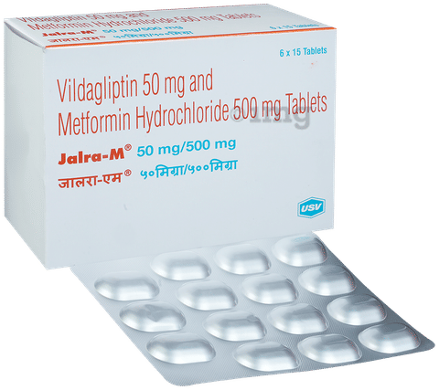 Jalra-M 50mg/500mg Tablet image Jalra-M 50mg/500mg Tablet image