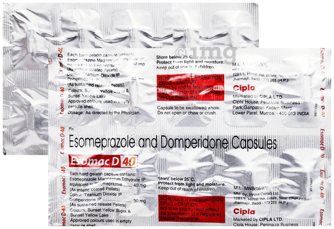 Esomac D 40 Capsule SR image