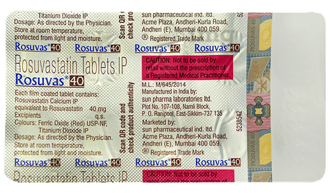 Rosuvas 40 Tablet image