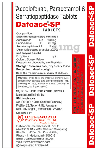 Dafoace-SP Tablet image