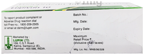 Lupivon 10 Tablet image