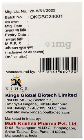 Taxokrish 100mg Injection image