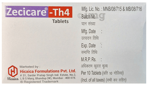Zecicare-TH4 Tablet image