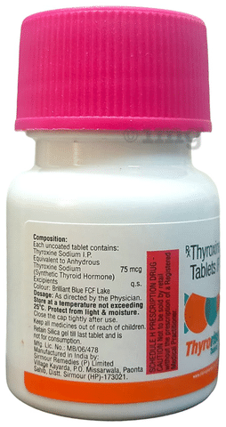 Thyrorise 75mcg Tablet