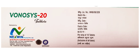 Vonosys 20 Tablet image Vonosys 20 Tablet image