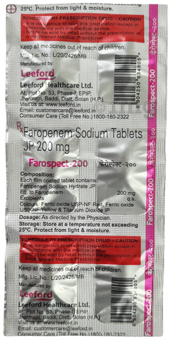 Farospect 200mg Tablet image