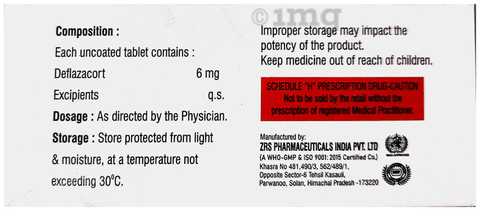 Zenocort 6mg Tablet image