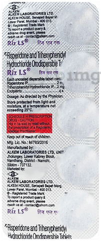 Riz LS 2mg/2mg Tablet image Riz LS 2mg/2mg Tablet image