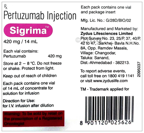Sigrima 420mg Injection image Sigrima 420mg Injection image