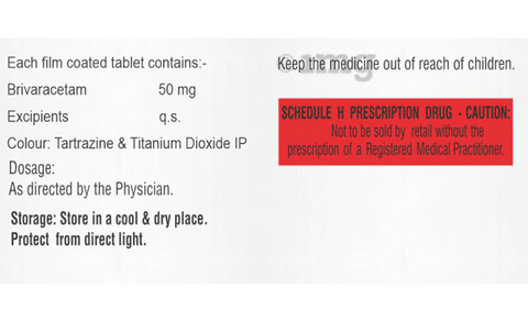 Brivcitam 50 Tablet image Brivcitam 50 Tablet image