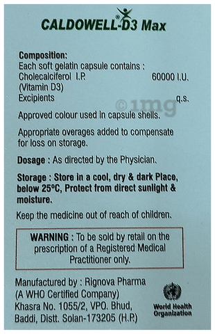 Caldowell-D3 Max Softgel Capsule image Caldowell-D3 Max Softgel Capsule image