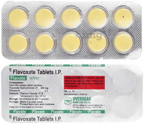 Flavate 200mg Tablet image Flavate 200mg Tablet image