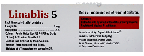 Linablis 5 Tablet image