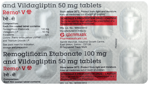 Remo V 100mg/50mg Tablet image Remo V 100mg/50mg Tablet image