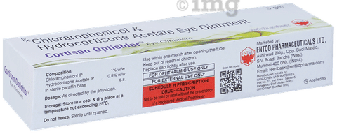 Cortison Optichlor Eye Ointment image