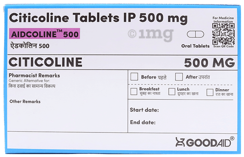 Aidcoline 500 Tablet image