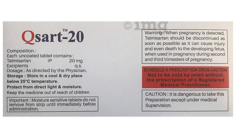 Qsart 20 Tablet image Qsart 20 Tablet image