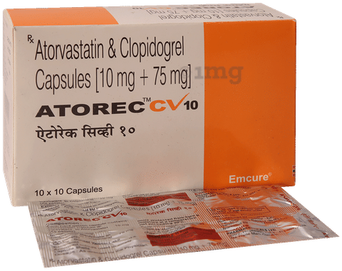 Atorec CV 10 Capsule image Atorec CV 10 Capsule image