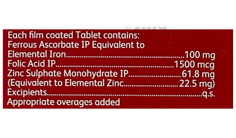 Livogen-XT Tablet with Iron, Folic Acid & Zinc image