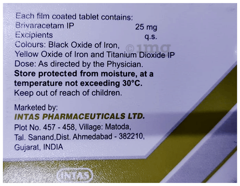 Brivazen 25 Tablet image