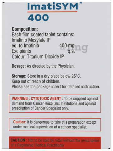 Imacure ImatiSYM 400 Tablet image Imacure ImatiSYM 400 Tablet image