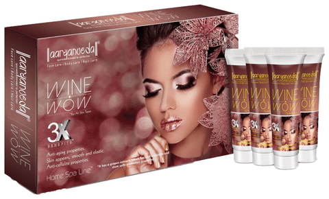 Aryanveda 3X Benefits Home Spa Wine Wow Kit: Buy box of 1 Kit at best price  in India | 1mg