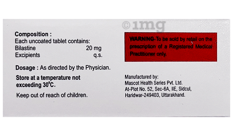 Bilatrol 20 Tablet image