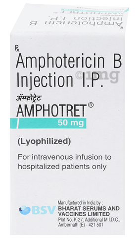 Amphotret 50mg Injection image