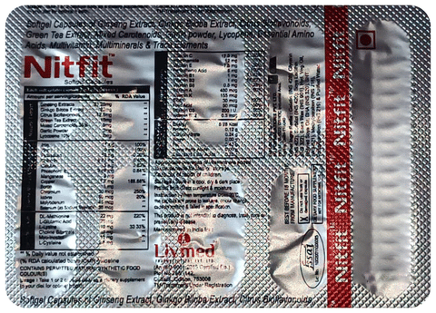 Nitfit Softgel Capsule image Nitfit Softgel Capsule image