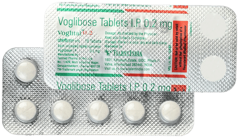 वोग्लिटल 0.2 टैबलेट 1