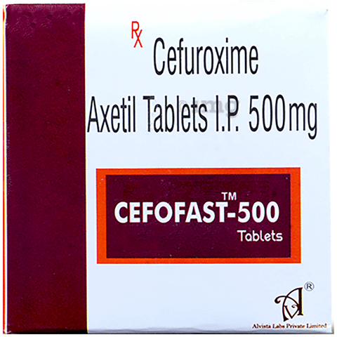 Cefofast 500 Tablet image