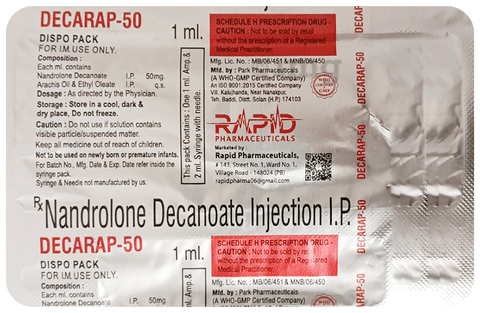 Decarap 50 Injection image