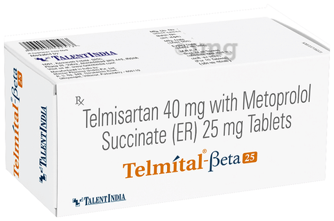 Telmital-Beta 25 Tablet ER image