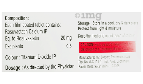 Rosacad 20mg Tablet image Rosacad 20mg Tablet image
