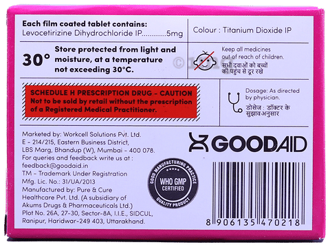 Goodizine L Tablet image Goodizine L Tablet image