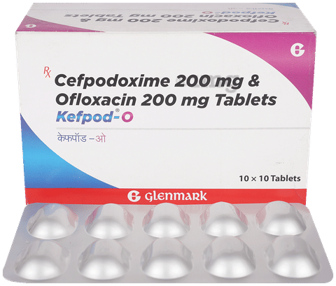 Kefpod O 200 mg/200 mg Tablet