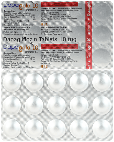 Dapagold 10mg Tablet image Dapagold 10mg Tablet image