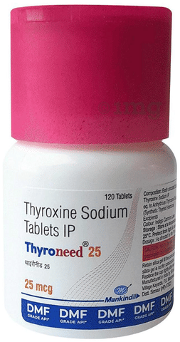 Thyroneed 25mcg Tablet image Thyroneed 25mcg Tablet image