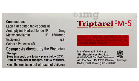 Triptarel-M 5 Tablet image