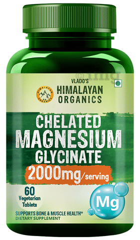 Vlado's Himalayan Organic Chelated Magnesium Glycinate 2000mg